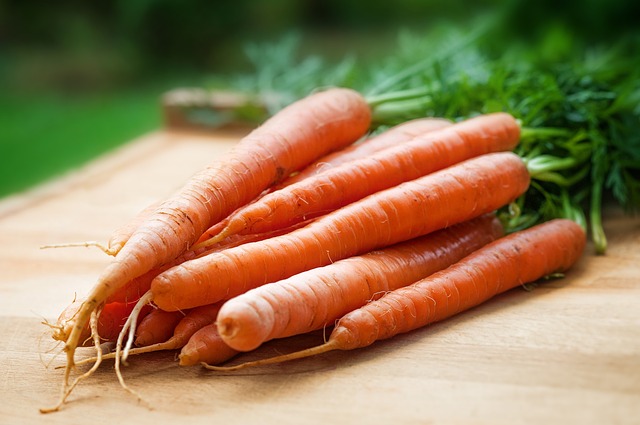 Growing carrots with children